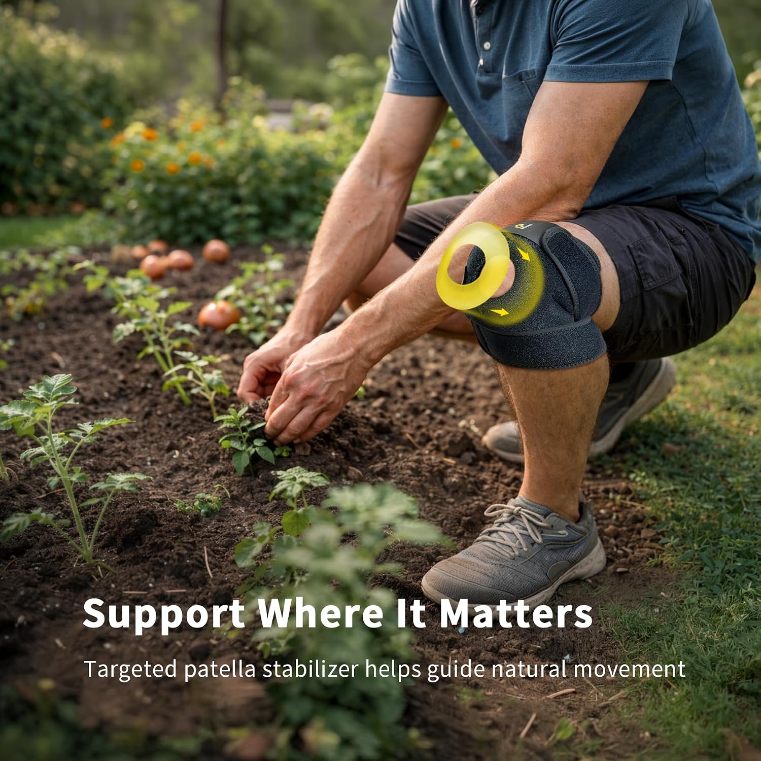Detalle 2 de BRACOO KS10 open patella knee brace support
