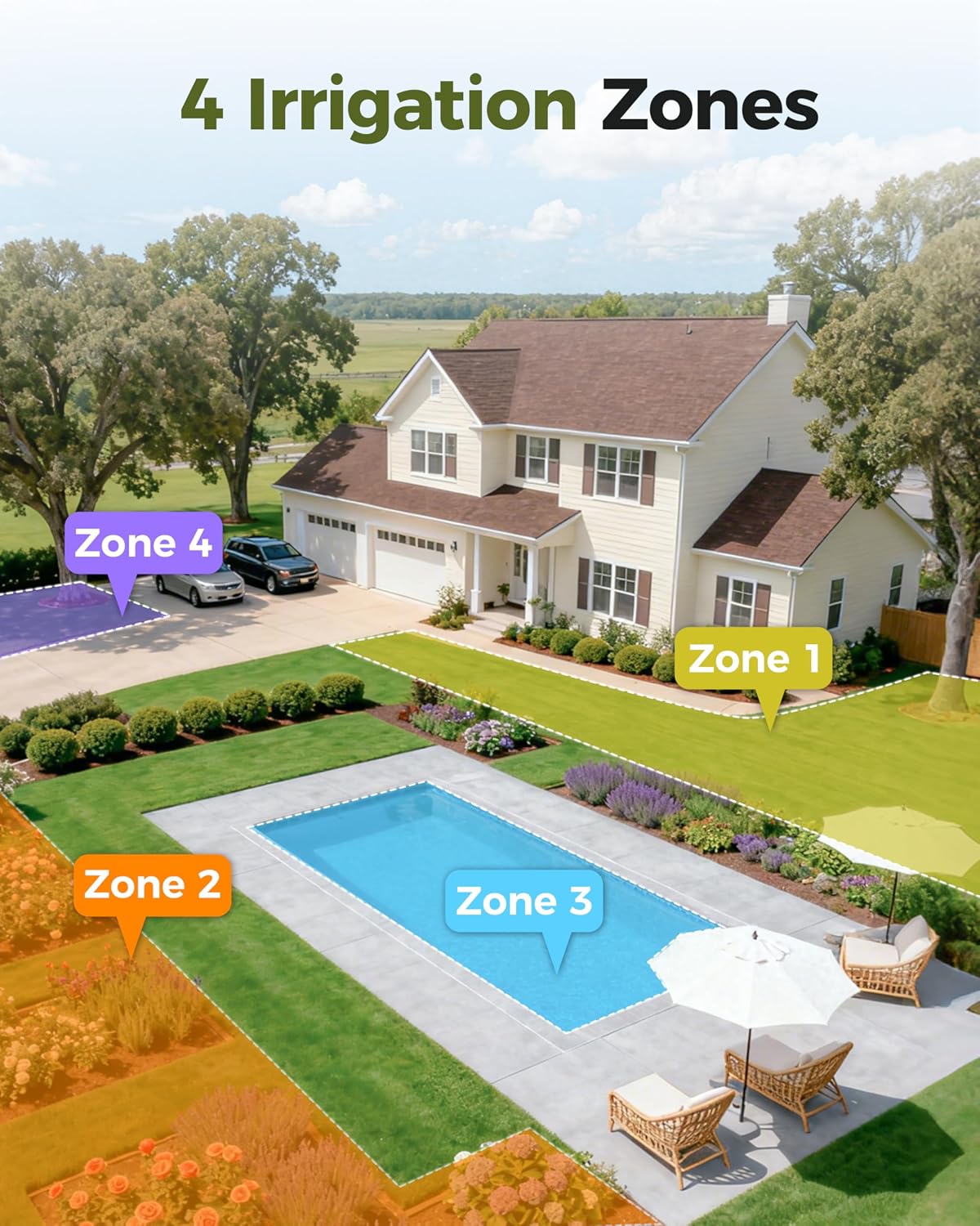 Thumbnail 5 de Diivoo 4-zone water timer