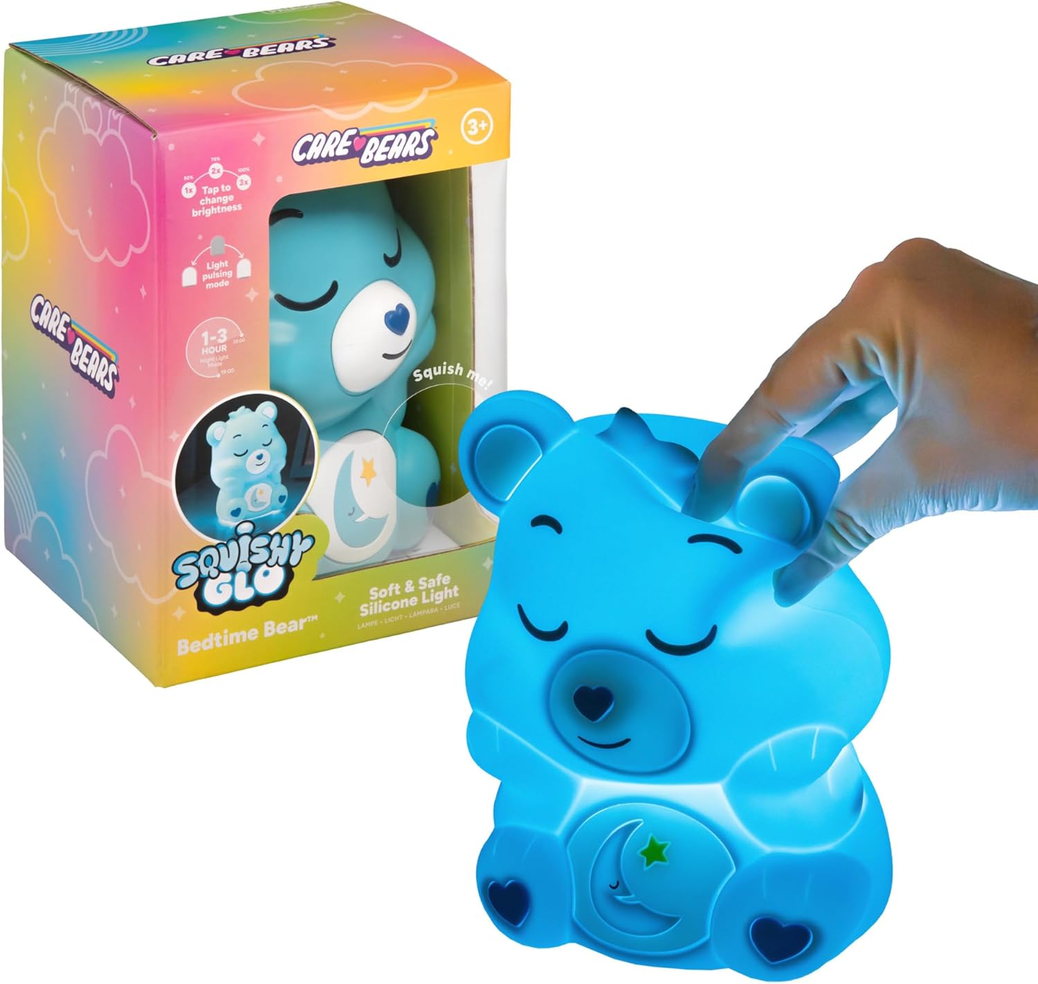 Thumbnail 5 de Paladone Care Bears SquishyGlo: lampada silicone ufficiale con licenza Care Bears