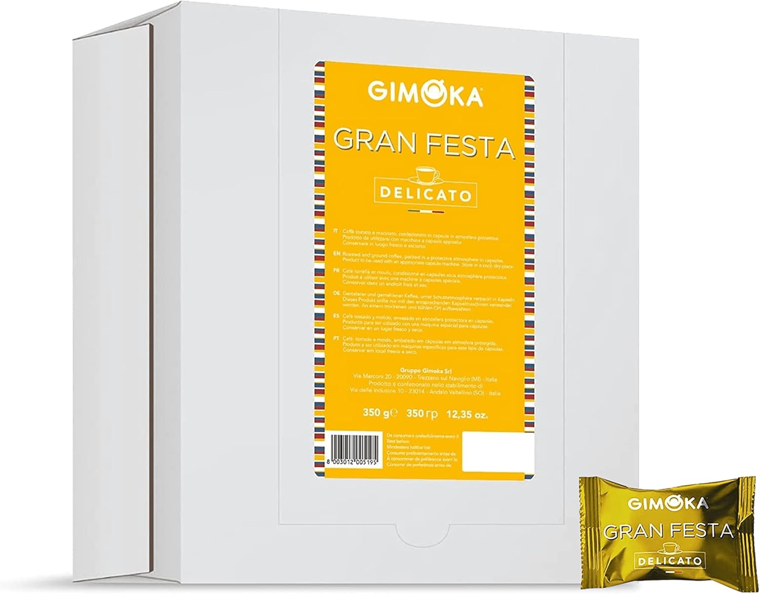Detalle 2 de Gimoka Compatibile Lavazza Espresso Point 50 Capsule – Gran Festa Delicata, Intensità 6, Made in Italy