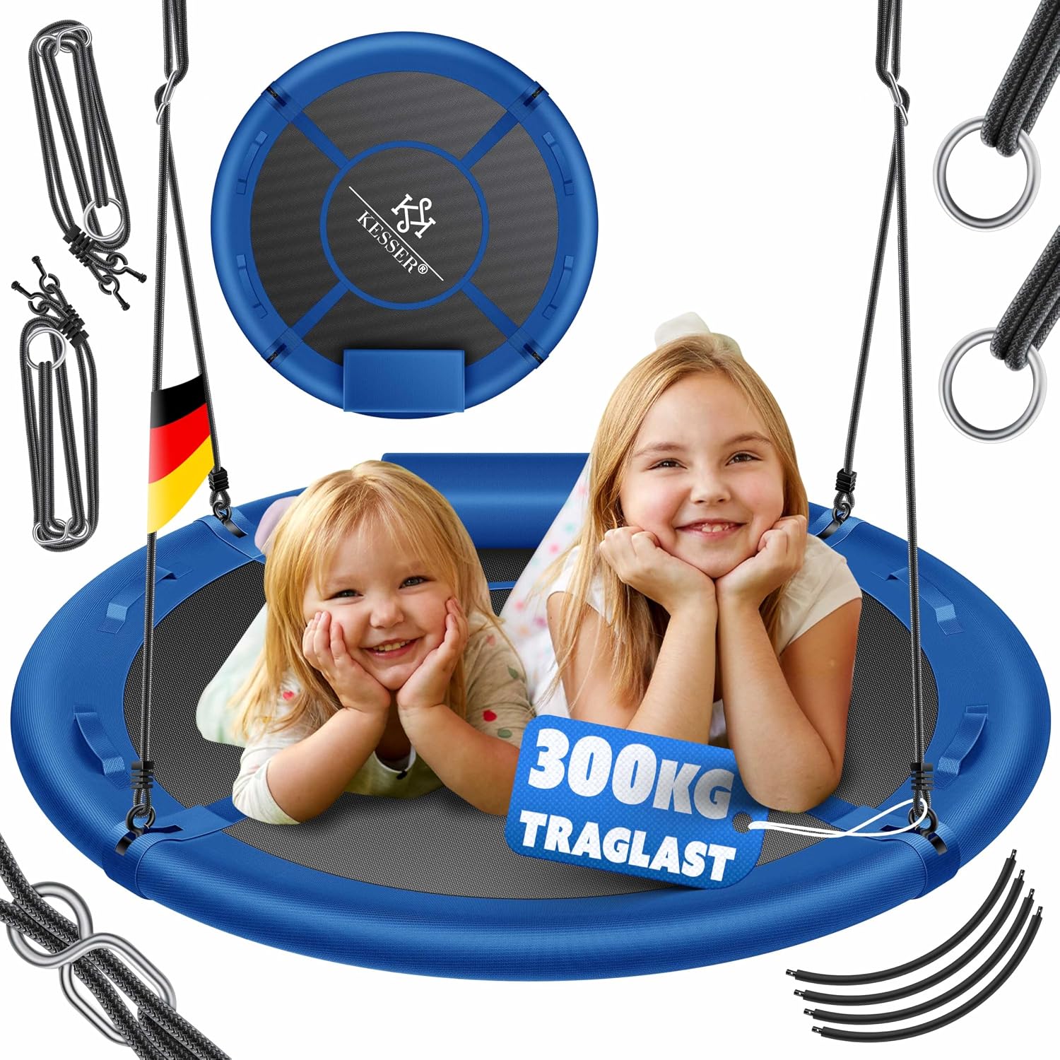 Imagen de KESSER Nestschaukel Tellerschaukel Ø 100cm en OfertitasTOP