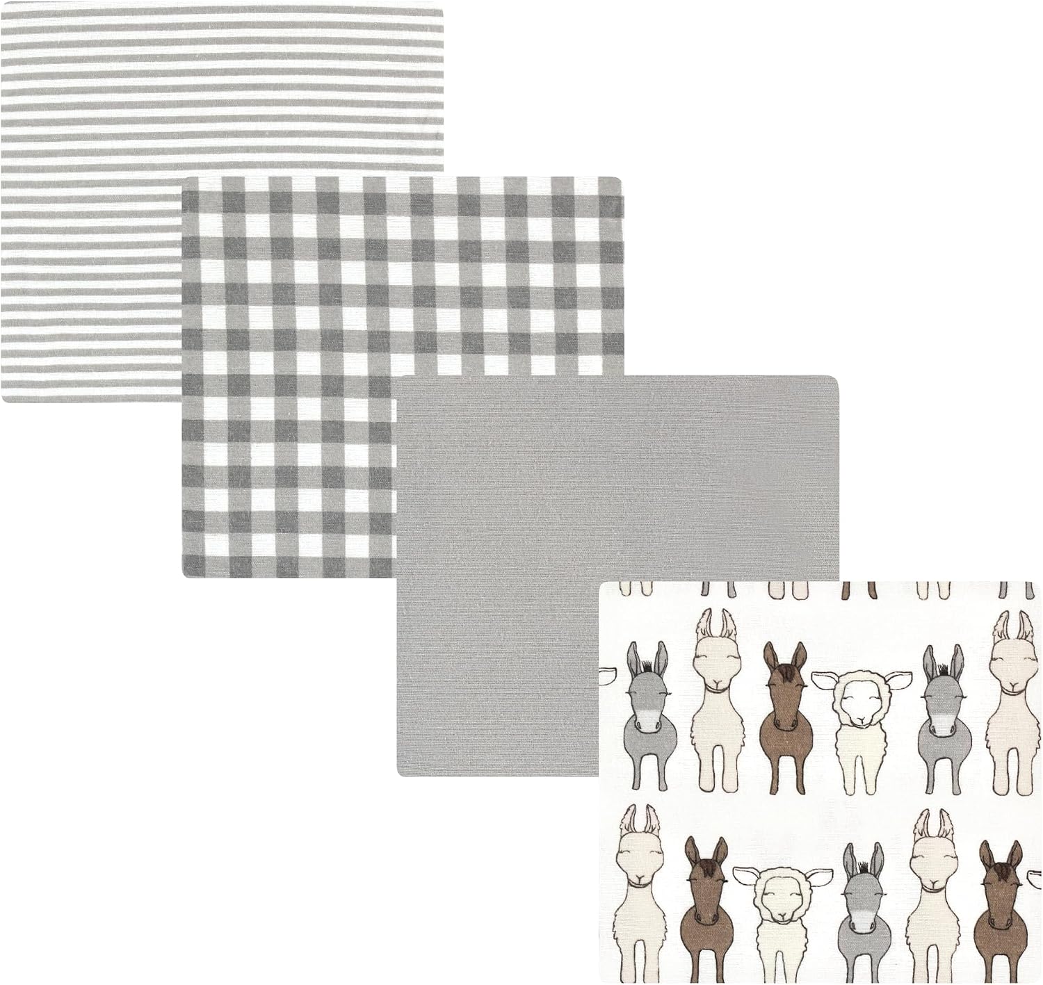 Detalle 1 de Hudson Baby Receiving Blankets, 100% Cotton