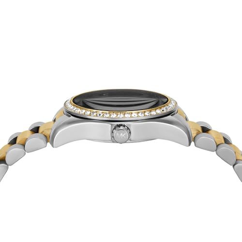 Detalle de Michael Kors Lexington, montre femme à chronographe quartz et bracelet en acier inoxydable