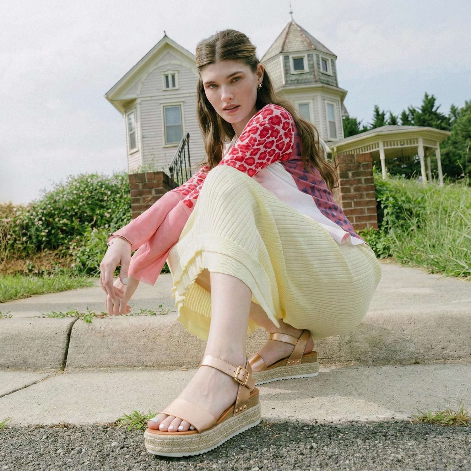 Thumbnail 6 de CUSHIONAIRE Melissa Espadrille Platform Sandals for Women