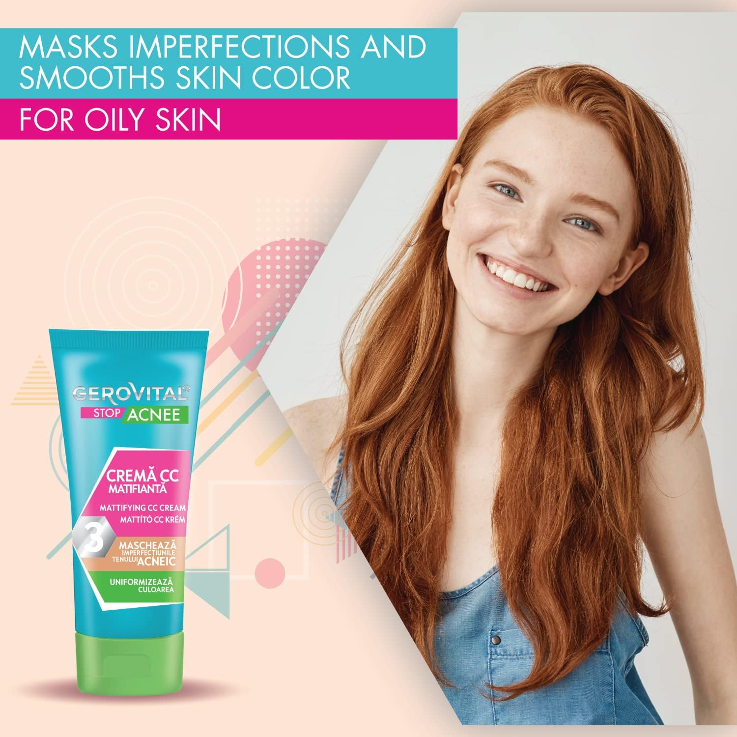 Thumbnail 2 de Gerovital Stop Acnee Crema CC Matificante para Rostro 🌟