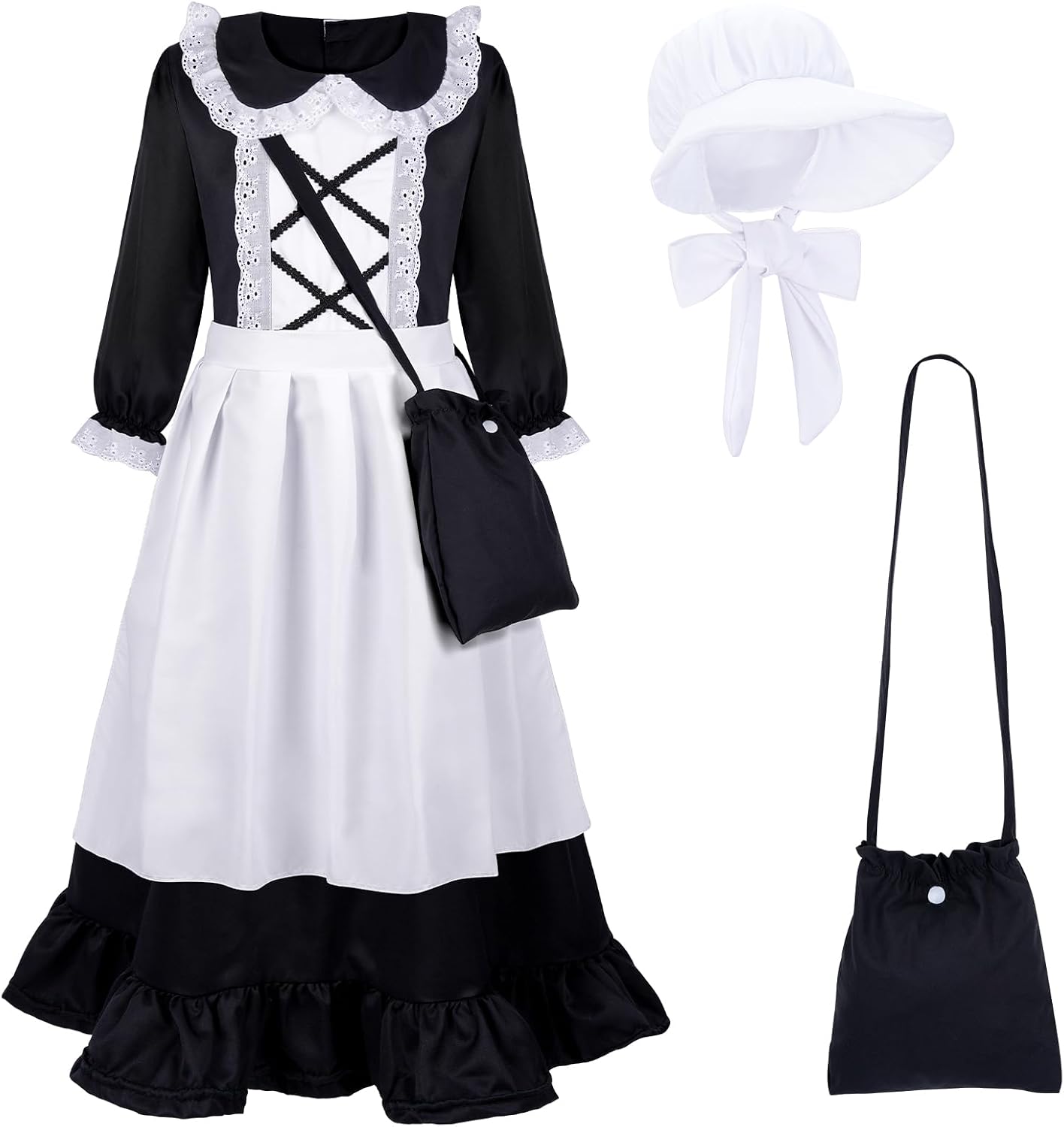 Detalle de MELAND Victorian Costume Girl for Ages 5-13