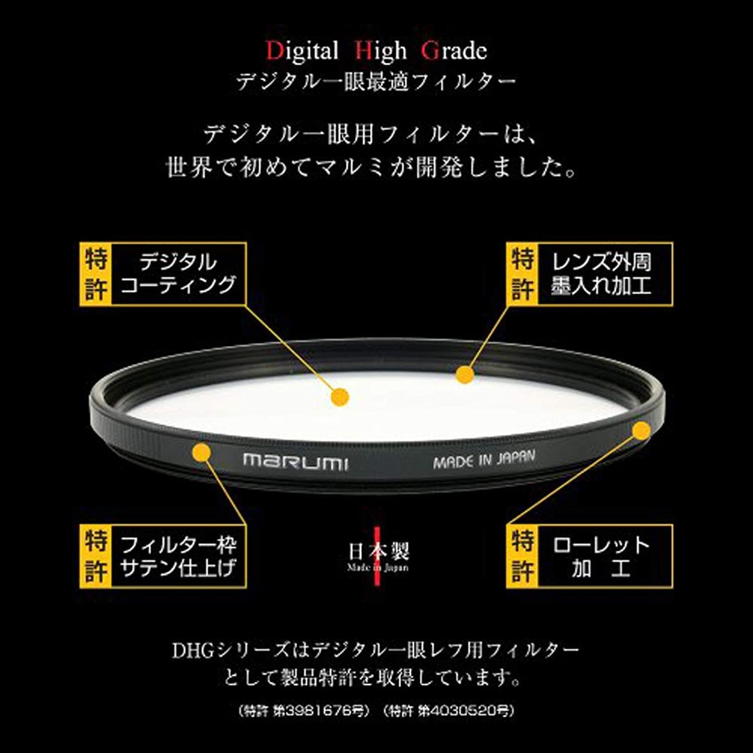 Detalle de マルミ DHG スーパーレンズプロテクト 30mm レンズ保護フィルター 撥水防汚・薄枠