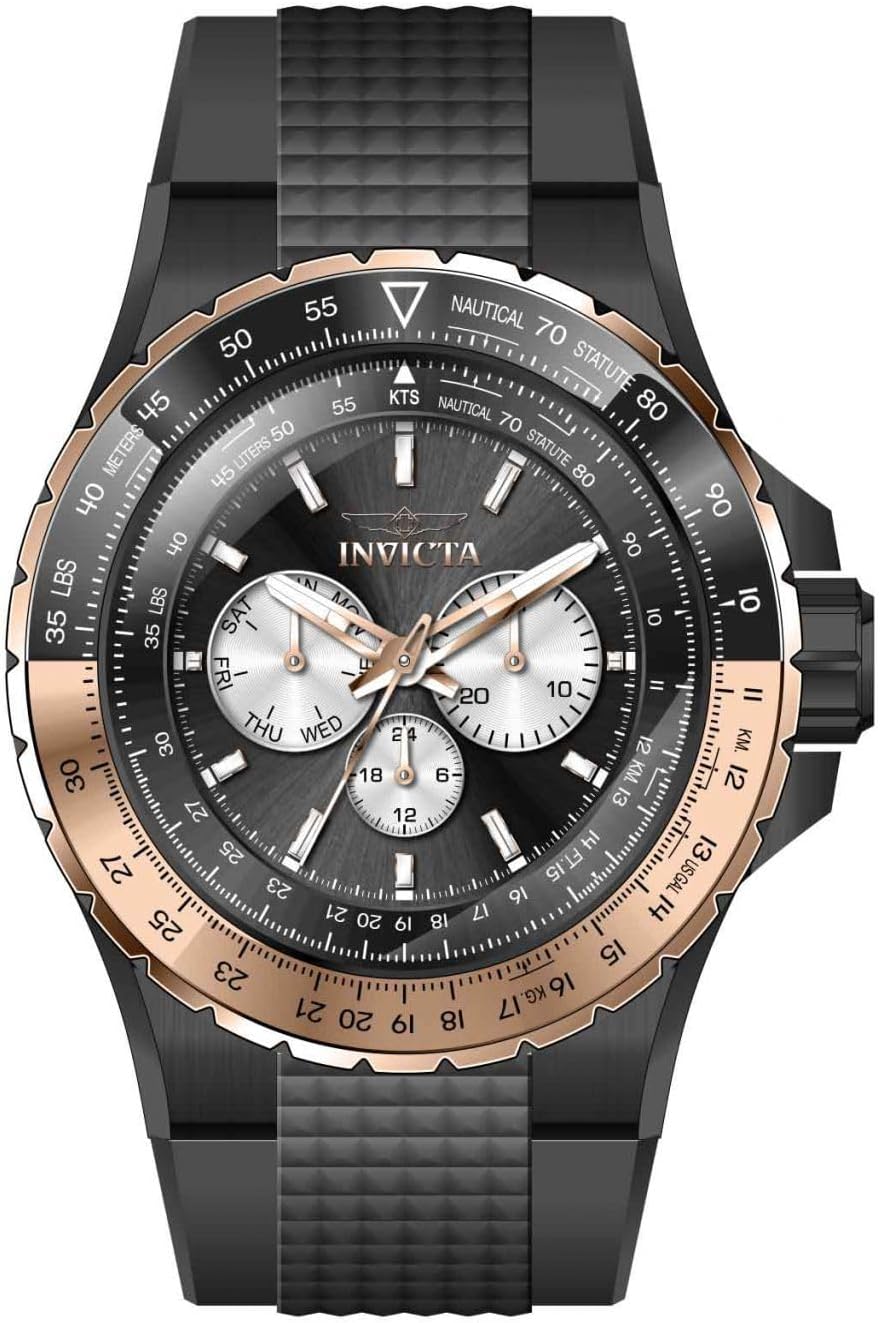 Thumbnail 1 de Invicta Aviator 37032: Orologio da Uomo in acciaio inox, movimento al quarzo, cassa 50 mm