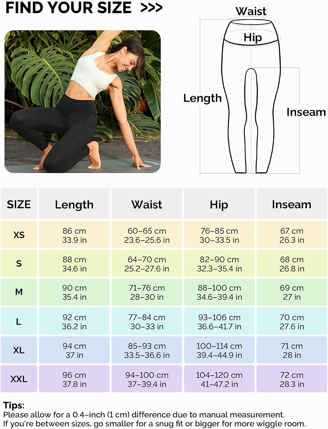 Thumbnail 4 de Yogaration Leggins Sportivi Donna Vita Alta