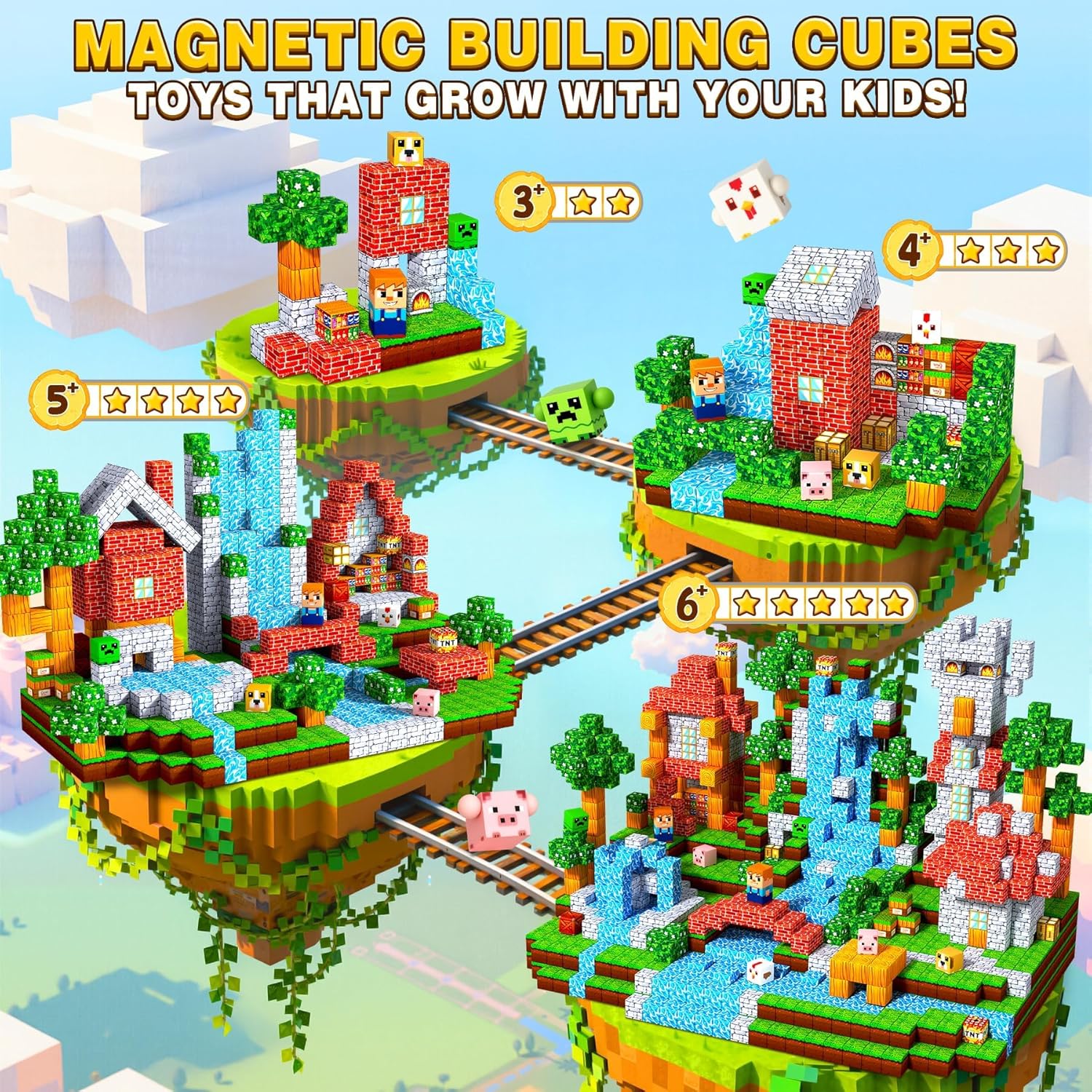 Thumbnail 2 de COOLJOYA Cube Magnétique 150 pièces