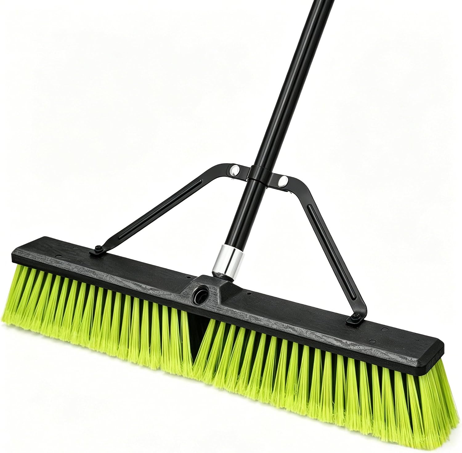 Detalle de TidyBliss TPB-6 24-Inch Push Broom with Stiff PET Bristles and 63-Inch Handle