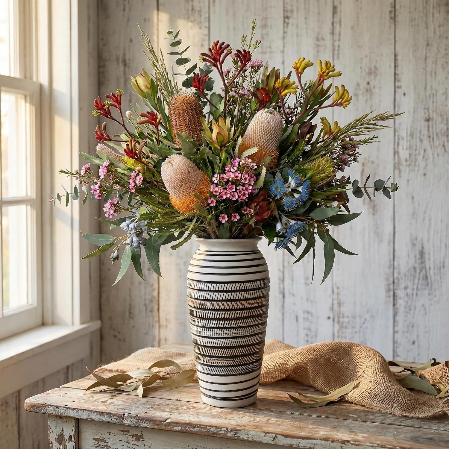 Thumbnail 4 de KeyDeco Ceramic Vase, 12.5-Inch