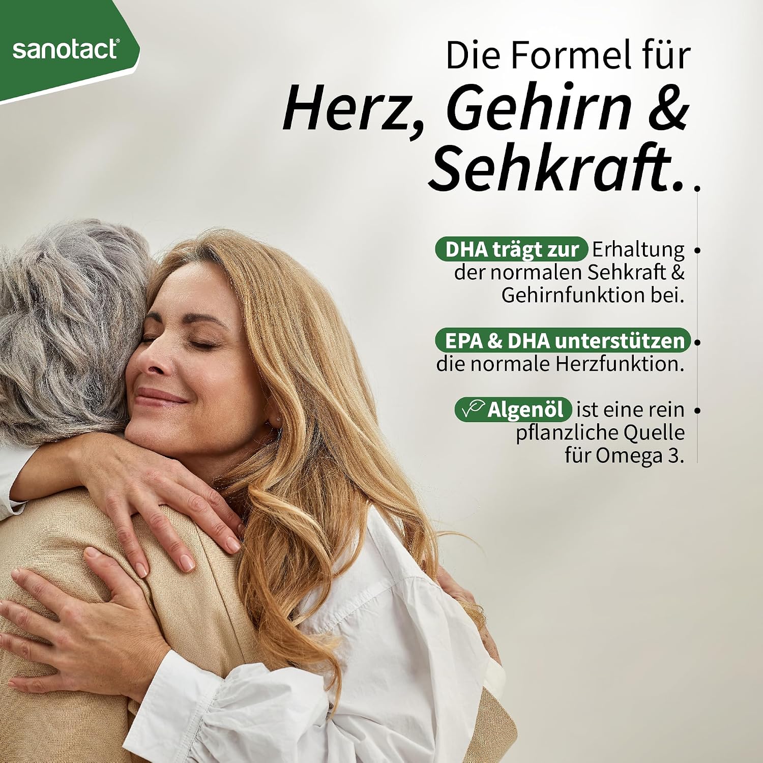Detalle de Omega-3 vegan von sanotact 90 Kapseln