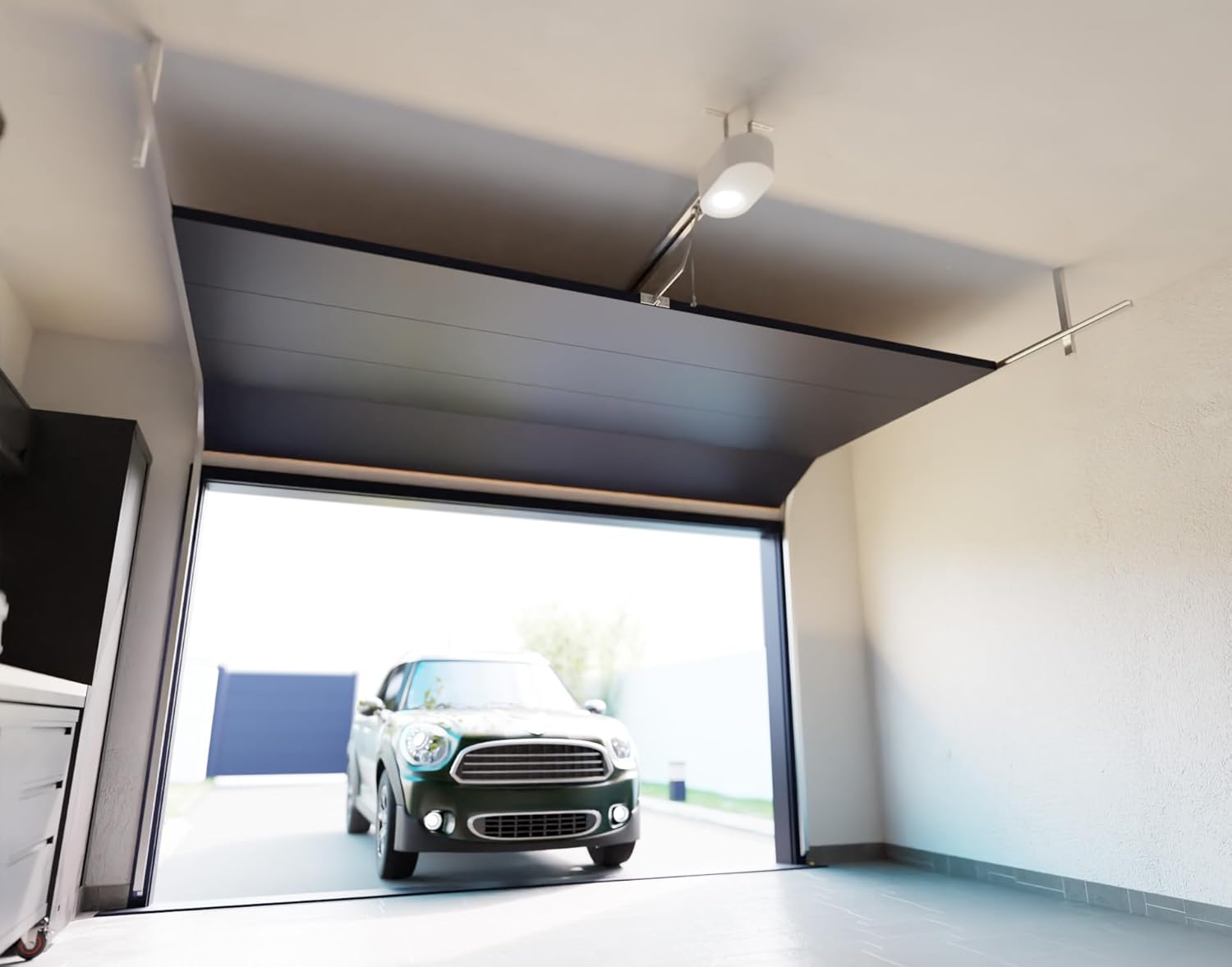 Thumbnail 1 de Somfy 1246362 Serenia 1100 io Connect — Pack de motorisation pour porte de garage (max 2,35 m x 4,5 m) avec kit de connectivité