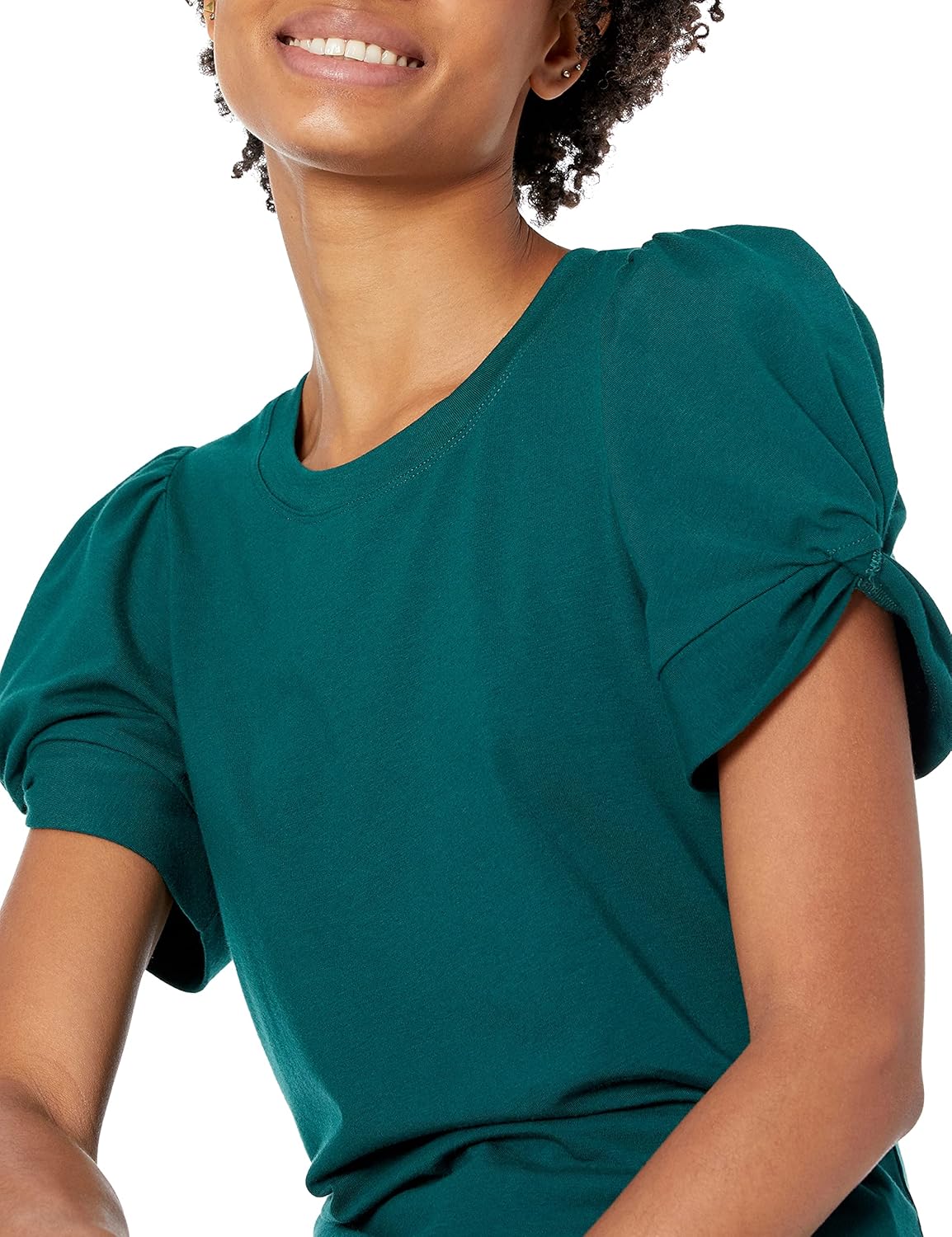 Thumbnail 2 de Amazon Essentials Women’s Regular-Fit Twist Sleeve Crewneck T-Shirt