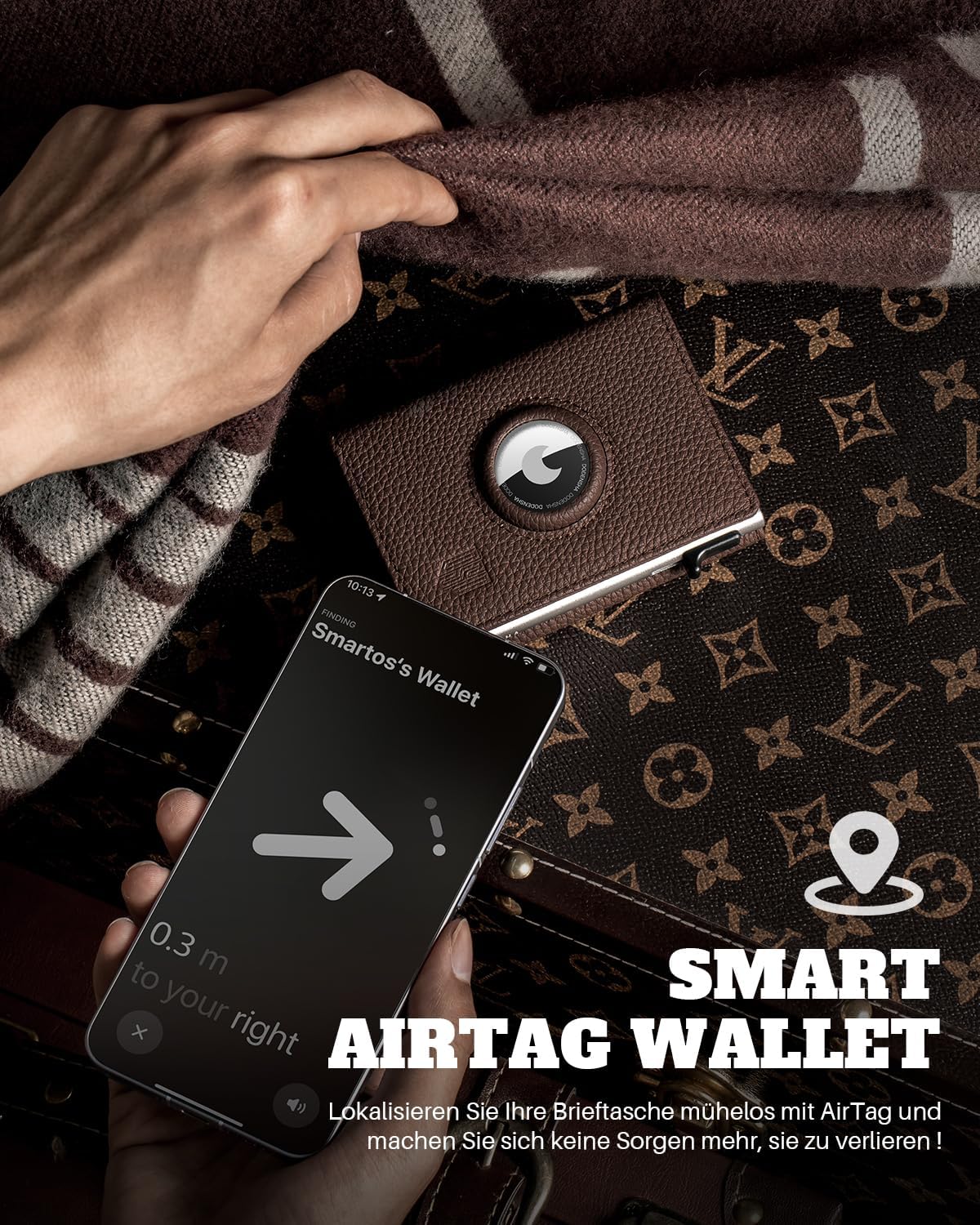 Thumbnail 6 de DODENSHA MagSnap Airtag Portefeuille 10 cartes