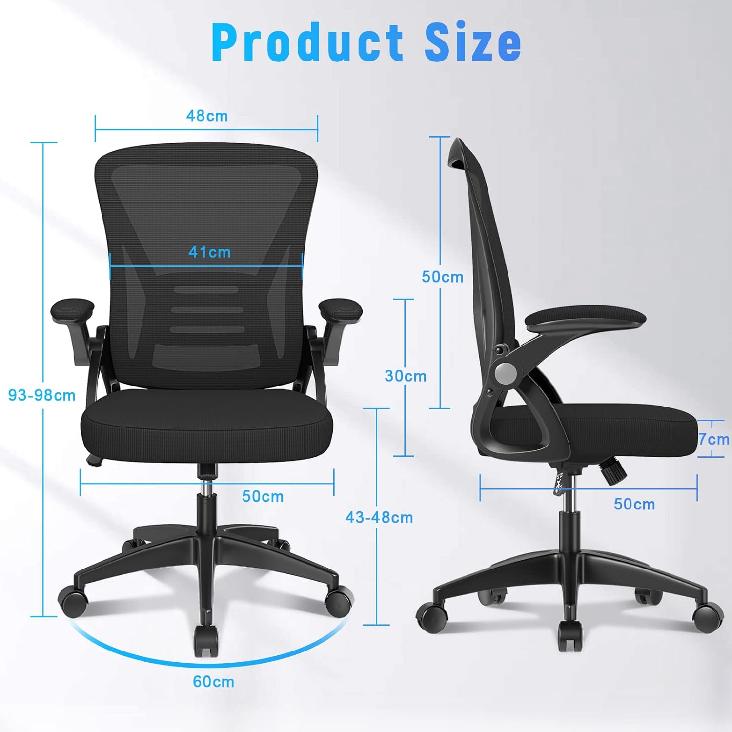 Thumbnail 1 de naspaluro Bürostuhl ergonomisch Drehstuhl