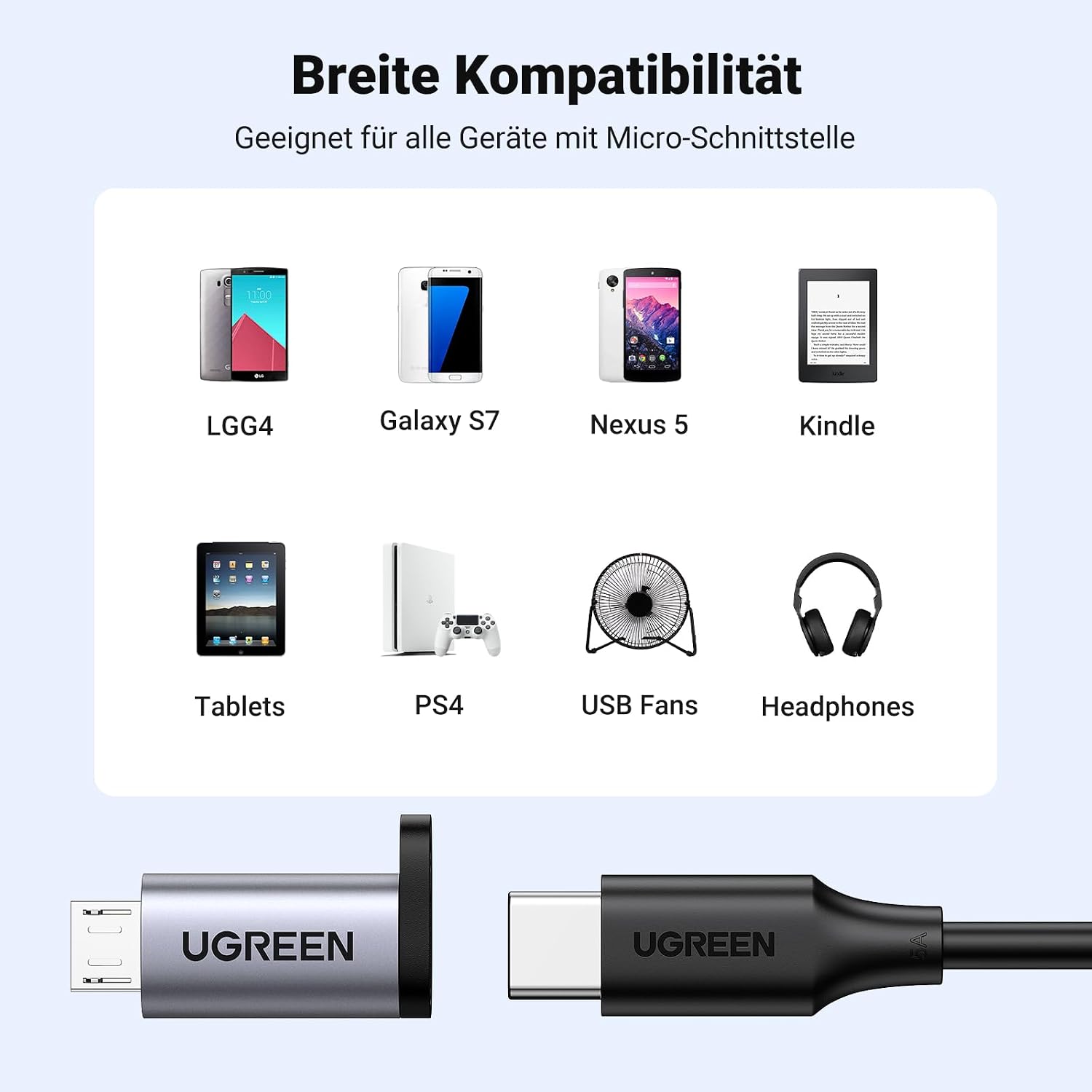 Thumbnail 4 de UGREEN USB-C auf Micro-USB Adapter 2er-Set
