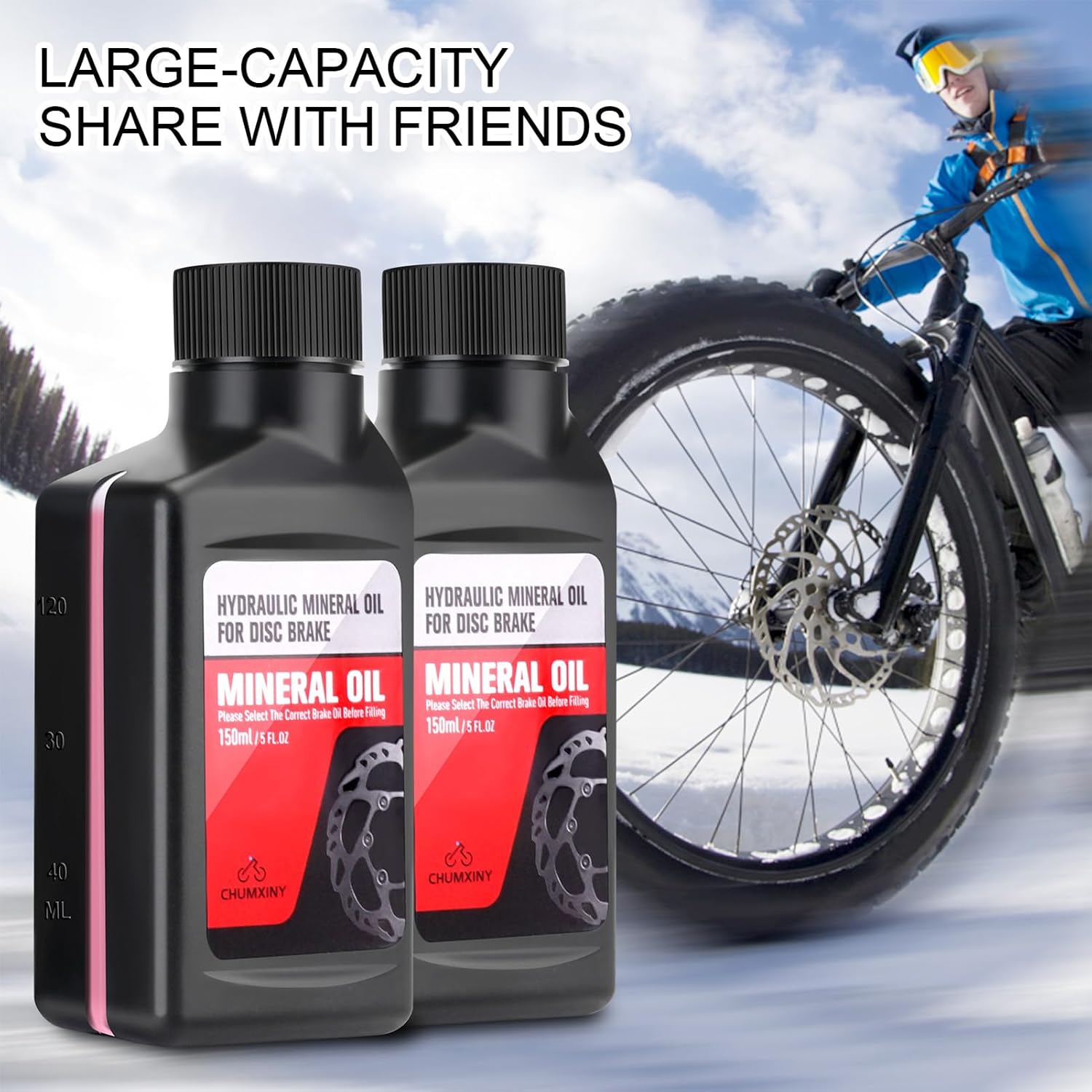 Thumbnail 1 de CHUMXINY CS-SMN300 minerale remolie, 300 ml voor Shimano, Tektro en TRP