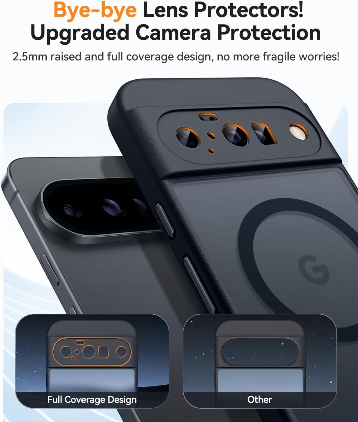 Detalle 1 de CANSHN Pixel 10 Hülle mit Kameraschutz