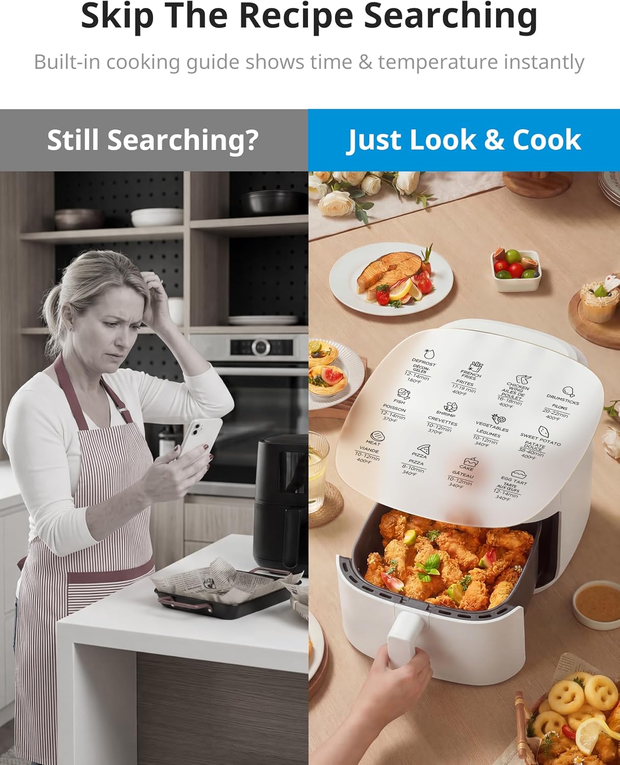 Thumbnail 6 de Compact 2.1 Quart Air Fryer 180-400°F