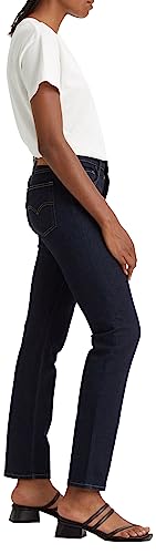 Detalle de Levi's Femme Jeans 724 High Rise Straight - Blue Wave Rinse, 32W/30L