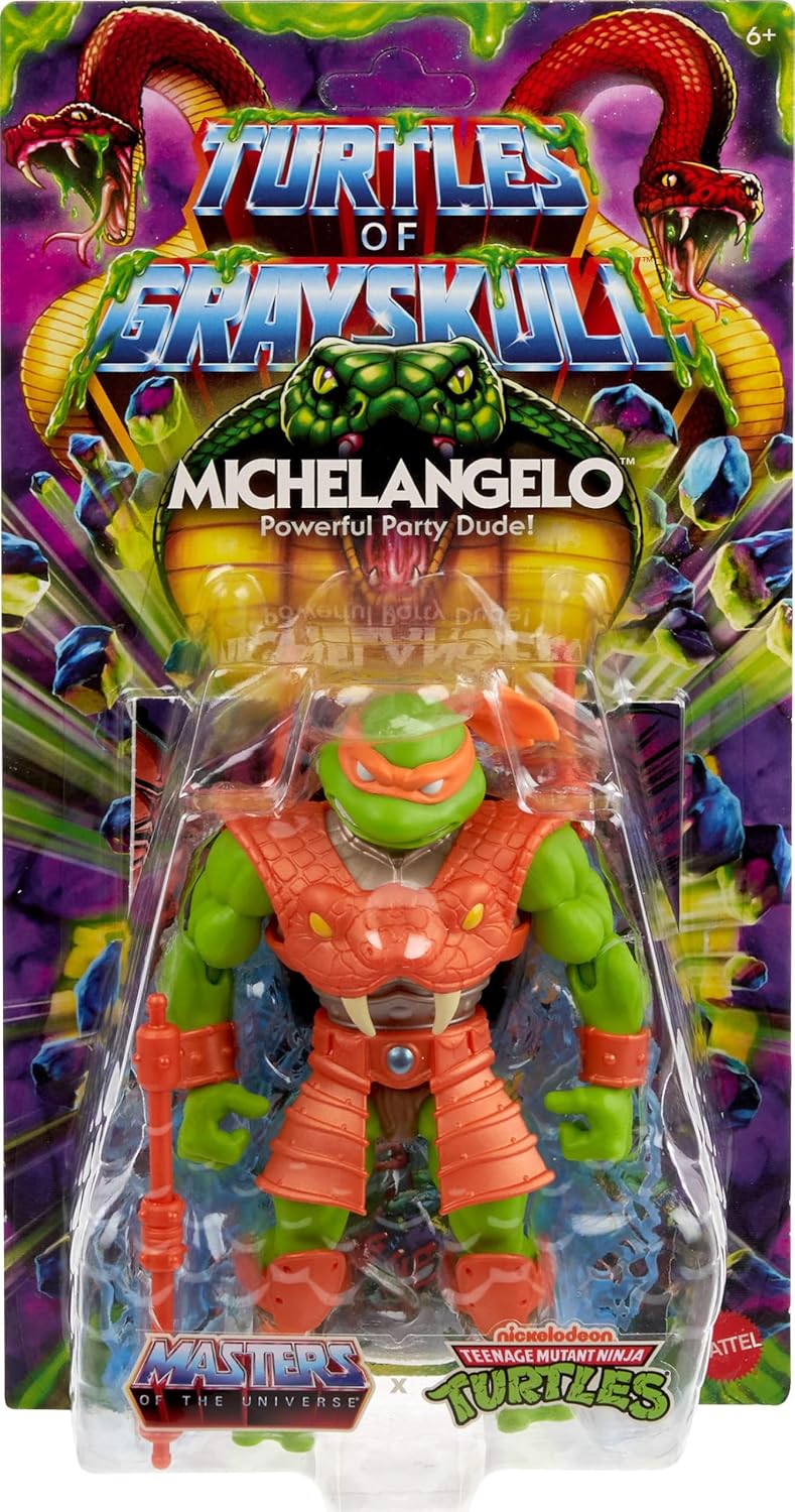 Thumbnail 1 de Masters of the Universe Origins Turtles of Grayskull Mikey 🐢 JBN02