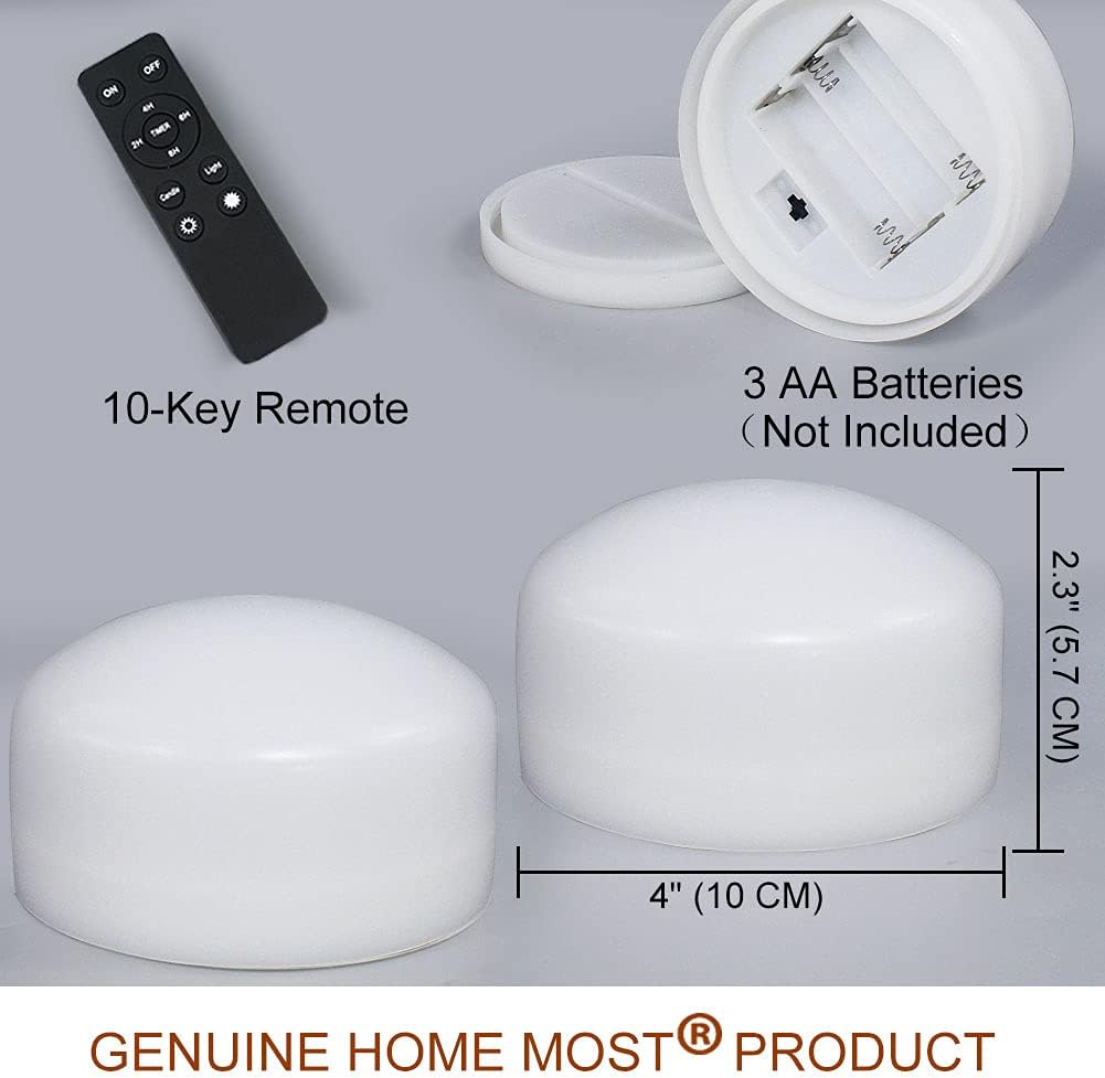Detalle 2 de HOME MOST 12762 2-Pack Pumpkin Lights with Remote, Timer and Two Modes