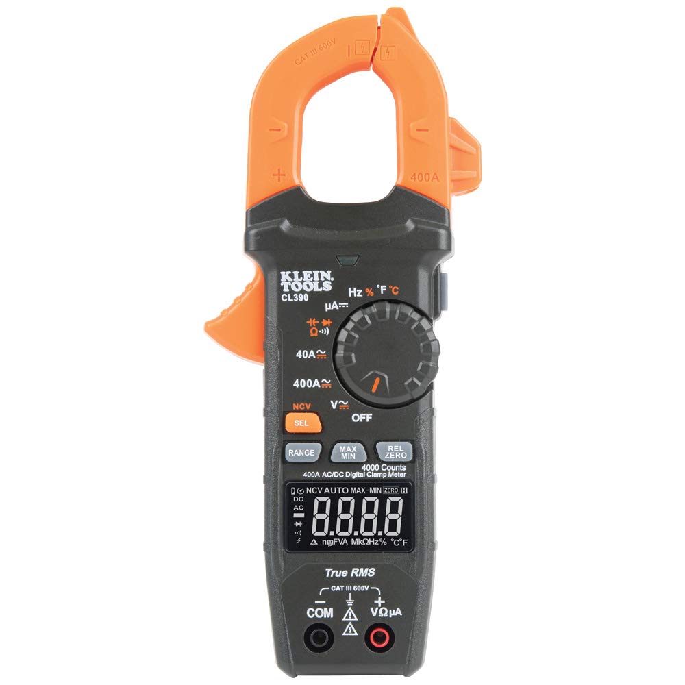 Thumbnail 4 de Klein Tools CL390 digitale stroomtang, 400 A, True RMS en AC/DC-metingen