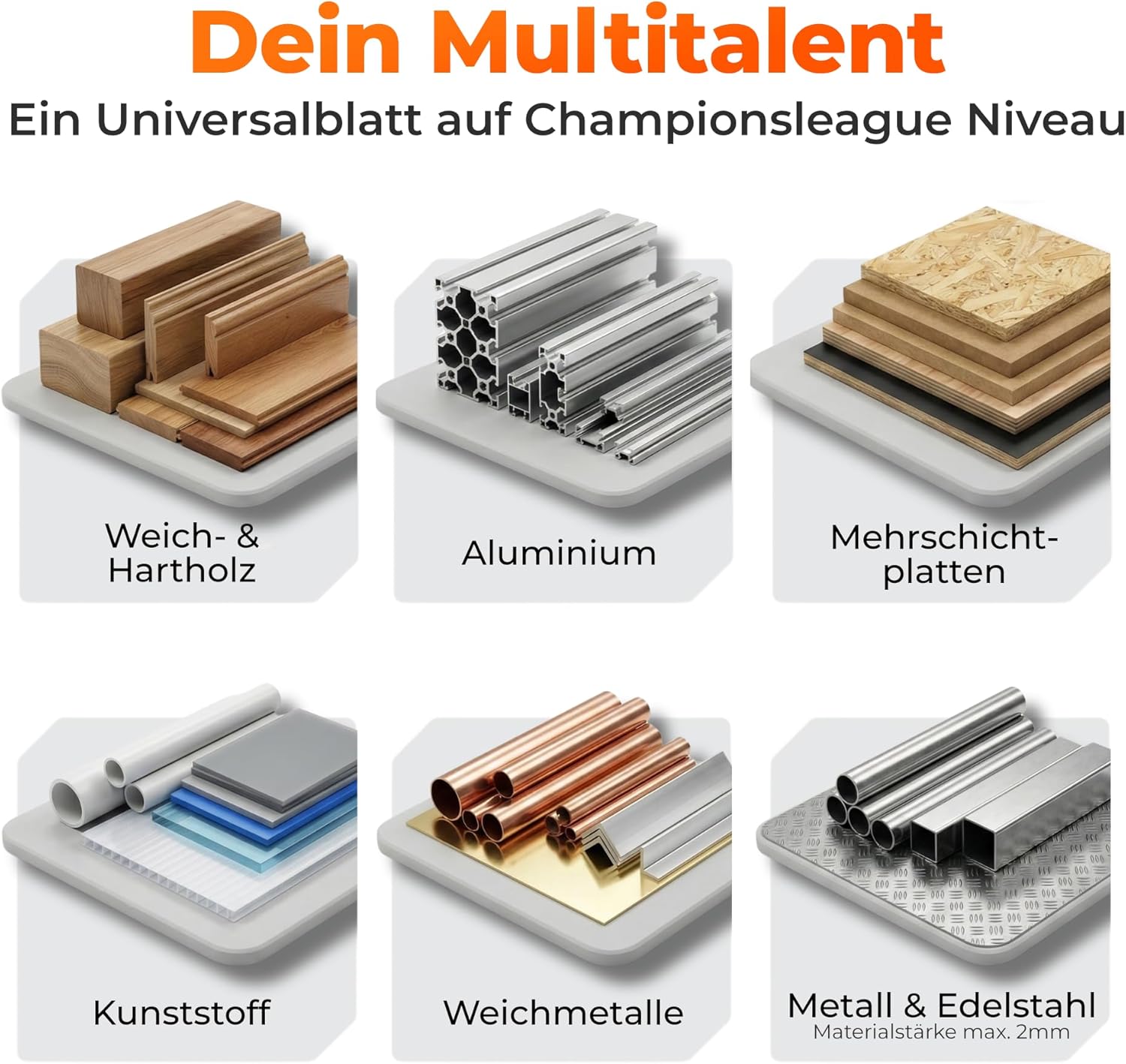 Thumbnail 4 de BAUBECK Sägeblatt 210x30 für Multi-Material-Feinschnitt – 60-Zahn-Scheibe für Holz, Aluminium & Metall