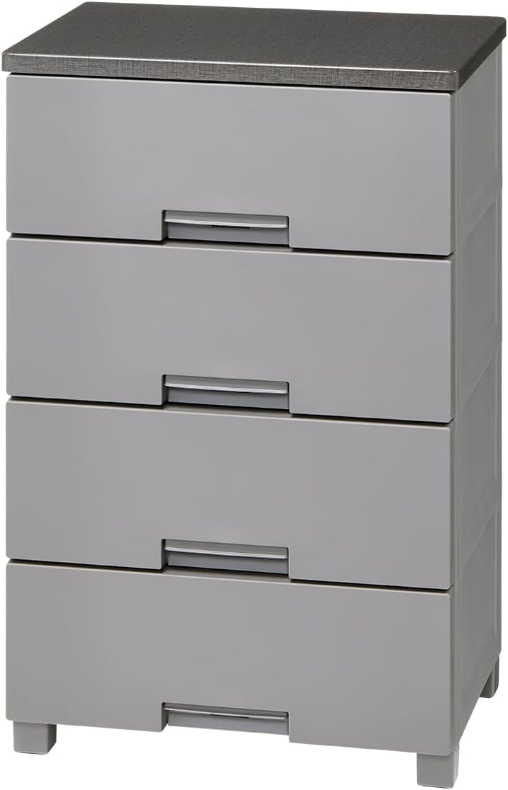 Detalle de 天馬 110016049 フィッツチェスト 4段 幅55cm・グレー 完成品