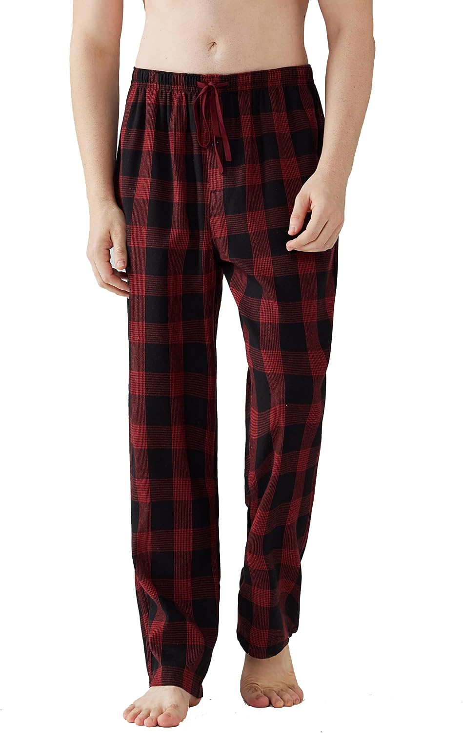 Detalle de Jveyvth Pyjamahose Flanell mit Taschen