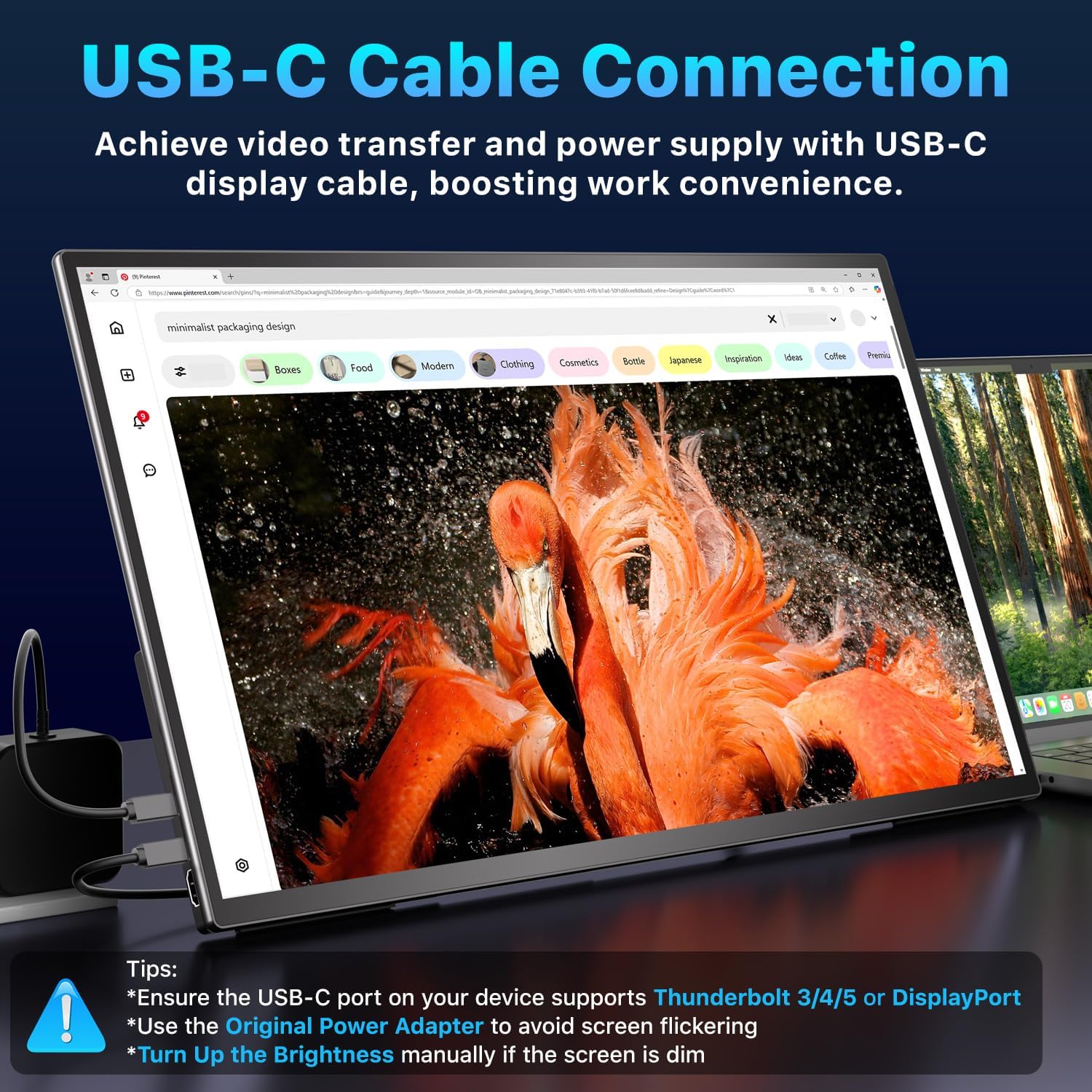 Thumbnail 1 de Upperizon 21.5-inch Portable Monitor 120Hz