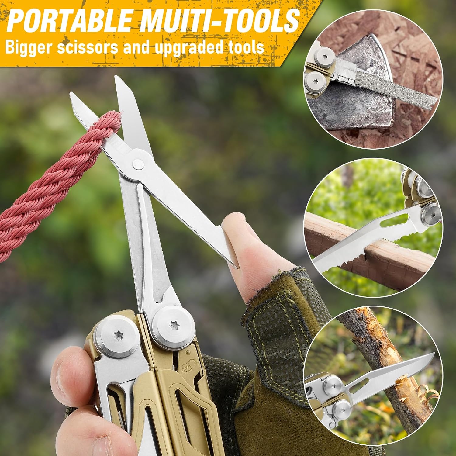 Thumbnail 6 de BIBURY Multitools faltbares Multitool Zange