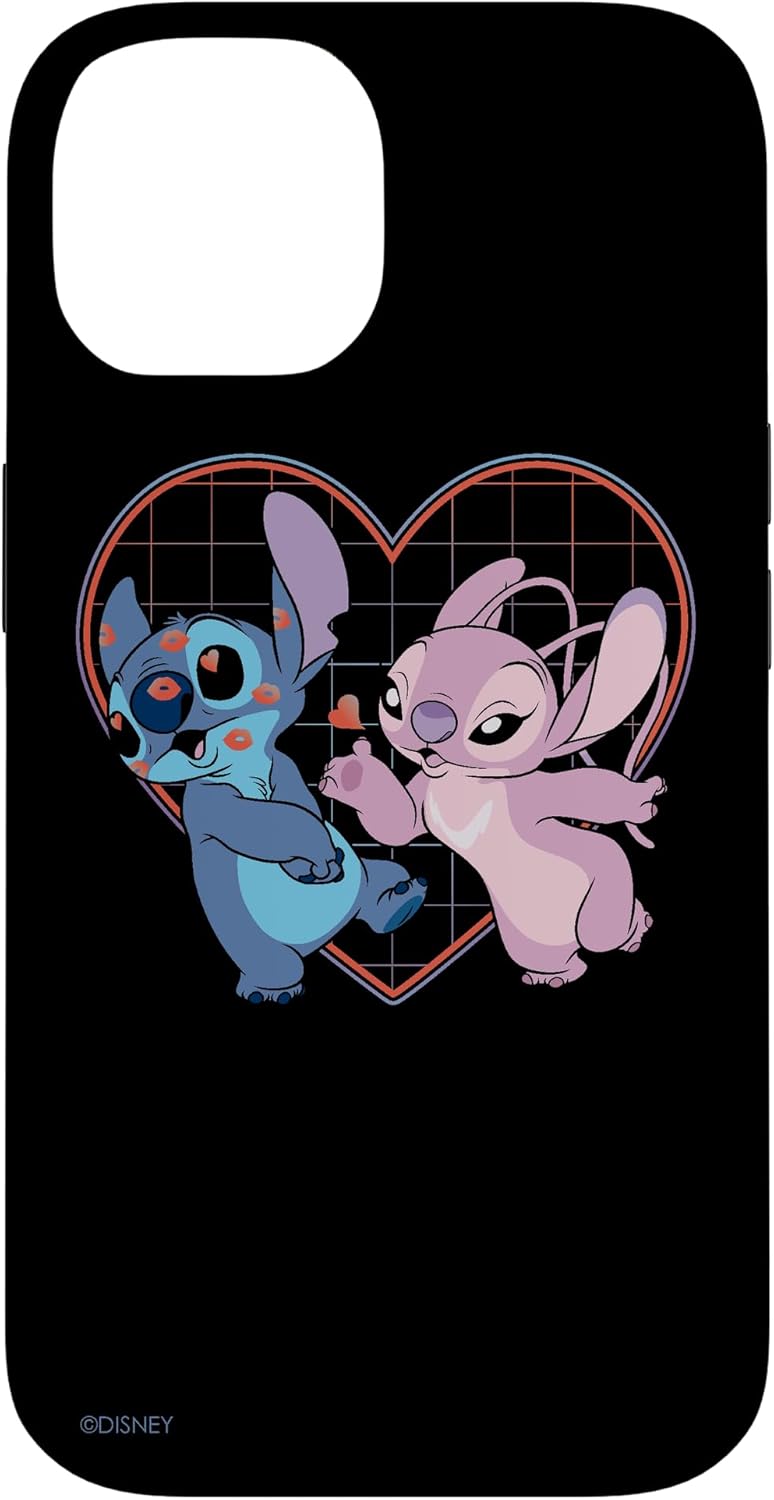 Thumbnail 3 de Disney Lilo et Stitch Angel Heart Kisses Coque pour iPhone XR – Étui two‑in‑one