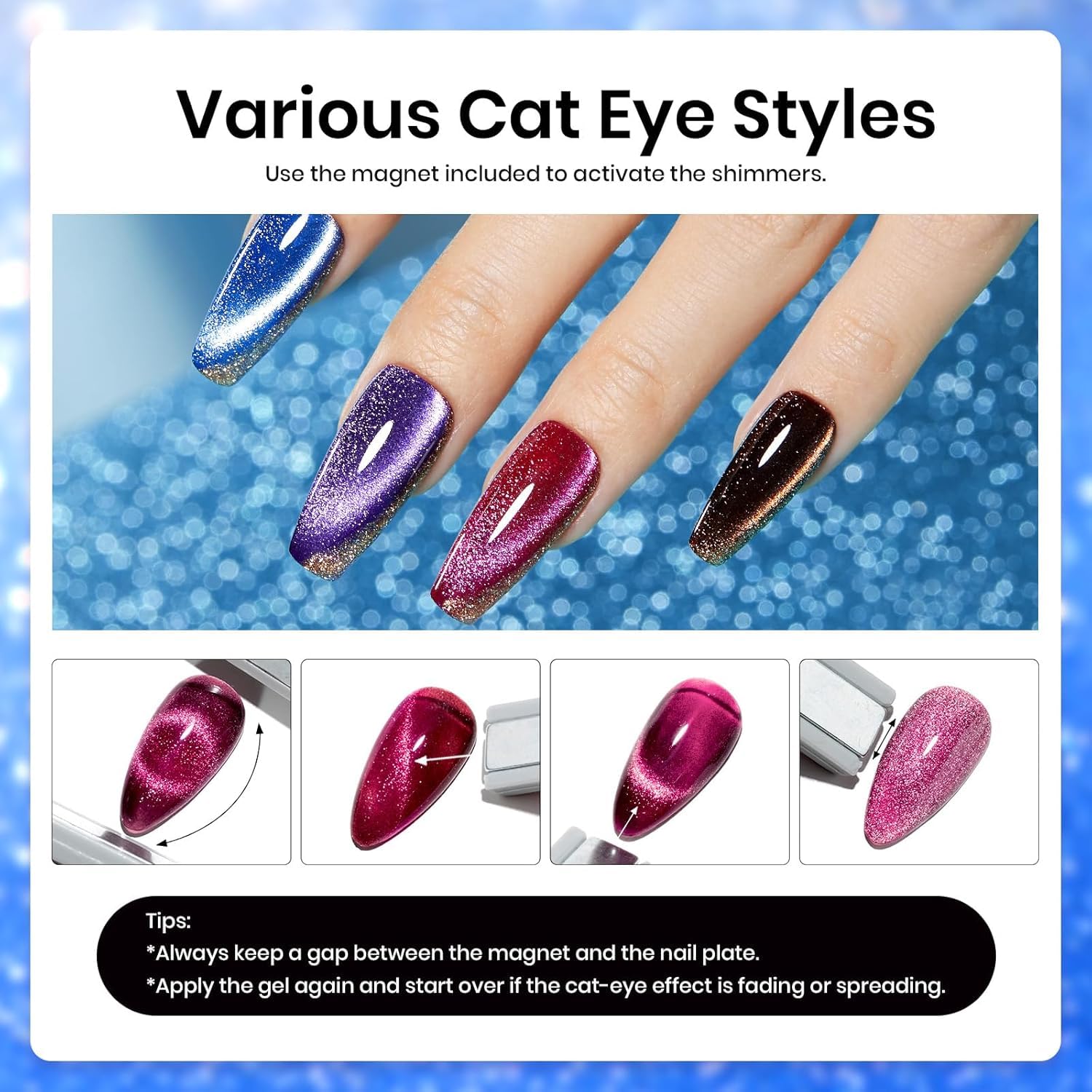 Thumbnail 6 de Beetles Cat Eye Gel Nail Polish Set 36 Colors ๐