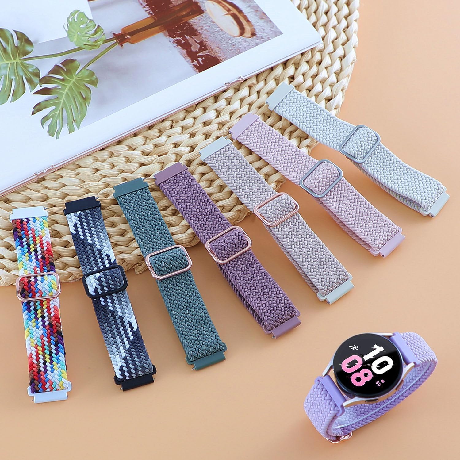 Detalle 2 de Samsung Galaxy Watch braided 20mm nylon strap