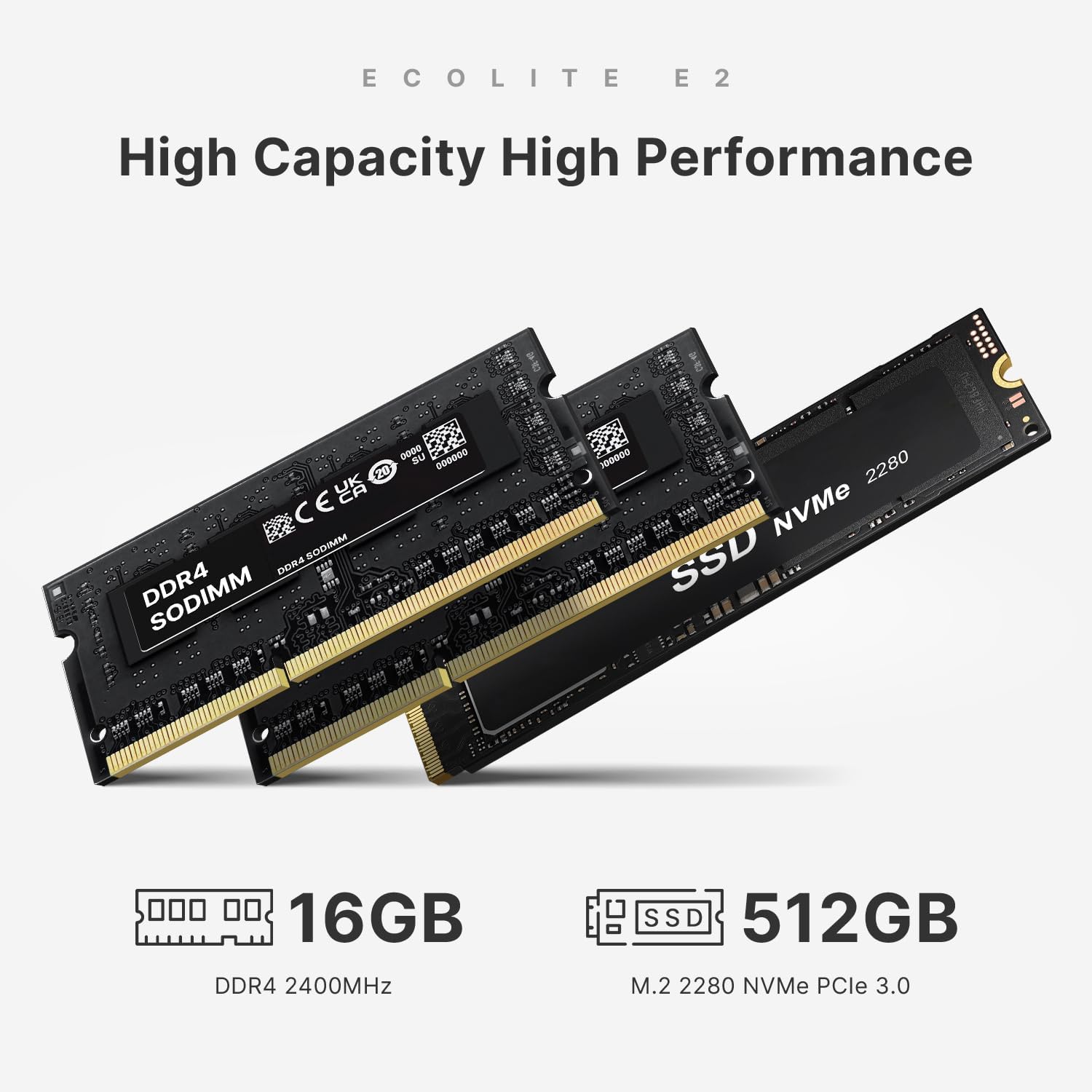 Thumbnail 3 de BOSGAME E2 Mini PC (Ryzen 5 3550H, 16GB RAM, 512GB NVMe) for Triple-Display Work and Home Use