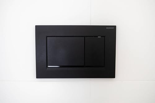 Detalle de Geberit Sigma30 115.883.16.1: Pulsante doppio scarico, nero opaco