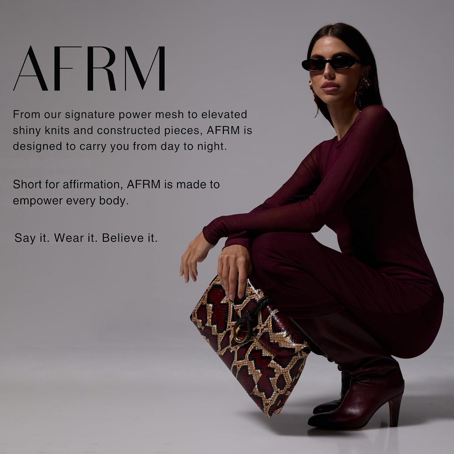Thumbnail 4 de AFRM Halter Maxi Dress