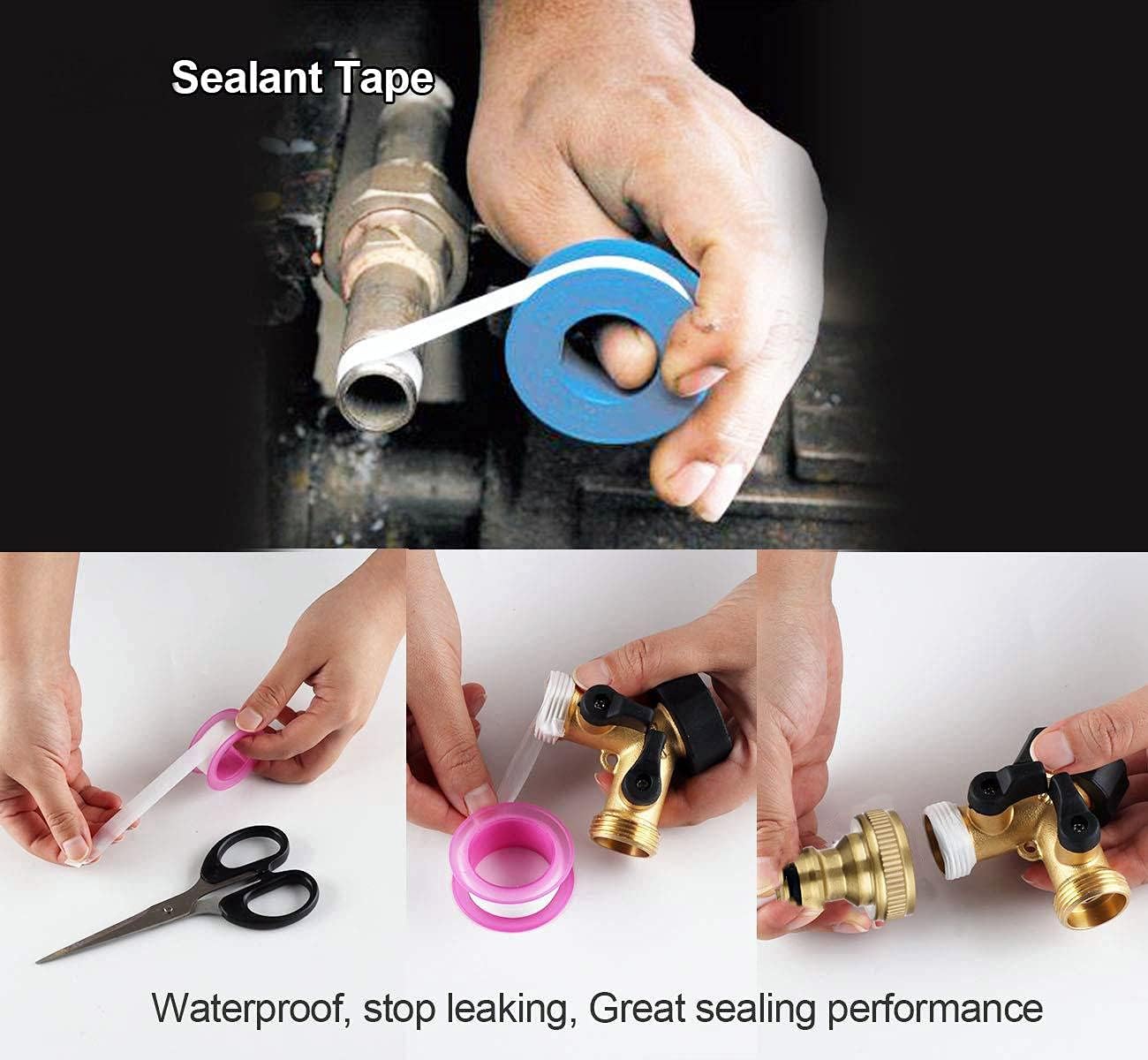 Thumbnail 5 de Brass 2-Way Tap Y Splitter - 3/4" Hose Connector with Individual On/Off Control