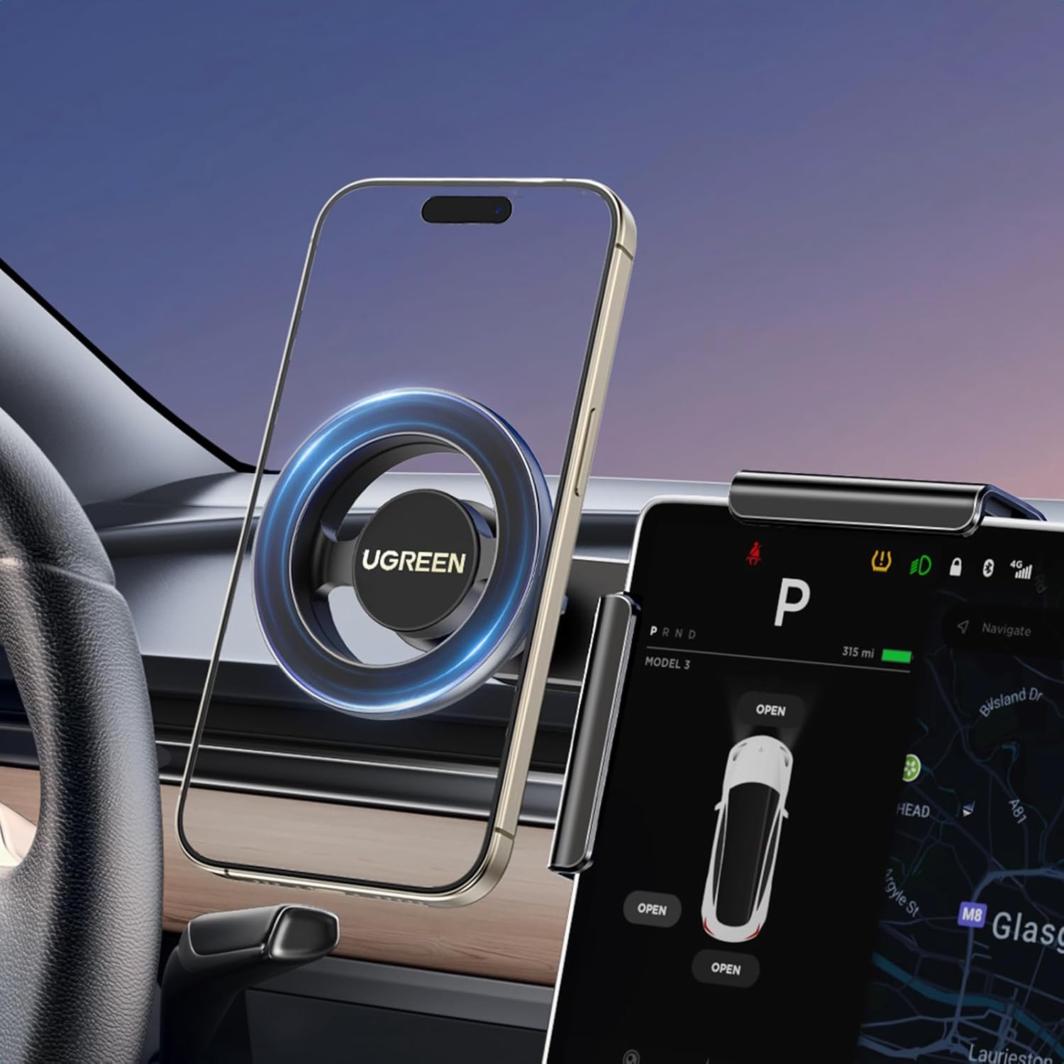 Thumbnail 1 de UGREEN Soporte Magsafe para Coche Tesla 🚗 - compatible iPhone