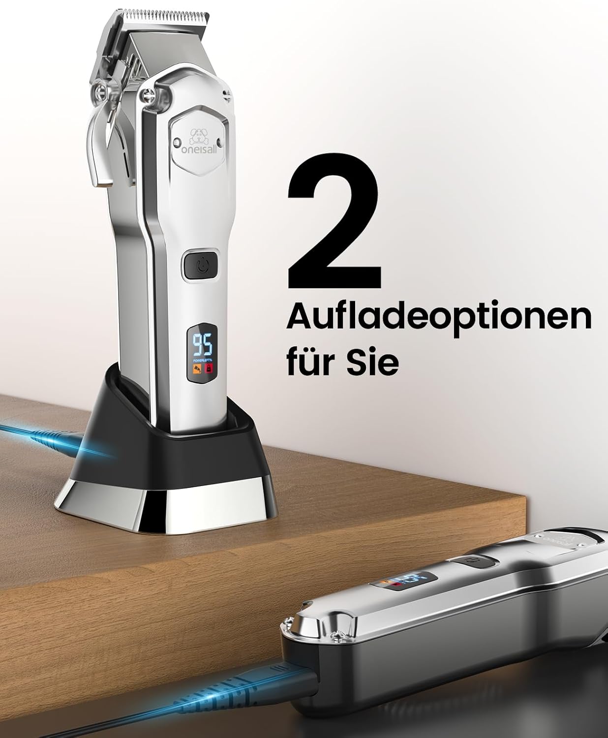 Thumbnail 3 de oneisall Leise Hundeschermaschine 2000 mAh