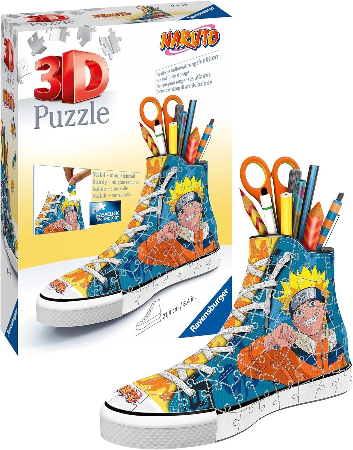 Detalle de Ravensburger 3D Puzzle Sneaker Naruto Stiftehalter