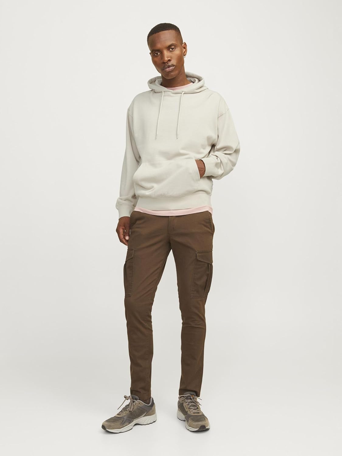 Thumbnail 3 de Jack & Jones pull à capuche homme unicolore en coton et polyester
