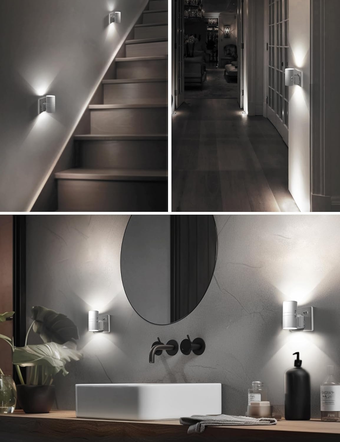Thumbnail 3 de LOHAS-LED Night Light Plug in Wall (2 Pack) – Dimmable, Dusk to Dawn Sensor, 6000K Cool White