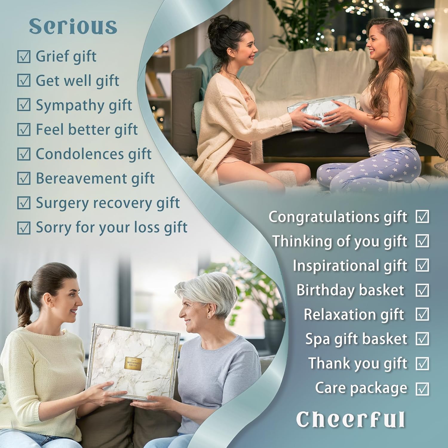 Thumbnail 2 de AHAGIFTREE Birthday Gift Basket 11PC