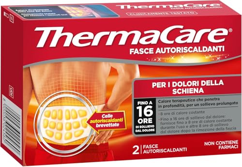 Detalle de ThermaCare Schiena – Fasce Autoriscaldanti a Calore Terapeutico per Dolori della Schiena, 8 Ore di Calore Costante (2 Fasce Monouso)