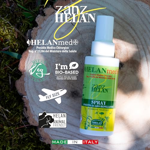 Detalle 2 de Helan Med Zanzhelan - Spray Antizanzare Origine Vegetale 100 ml