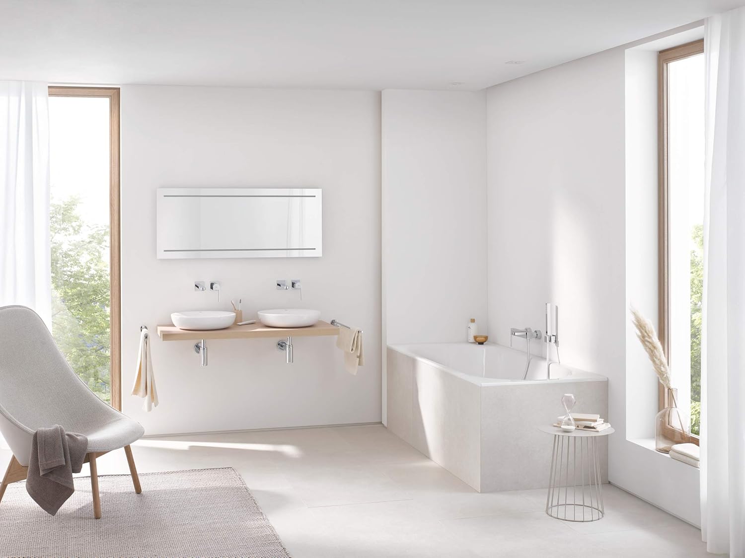 Thumbnail 2 de GROHE Euphoria Cube Stick, Pommeau de Douche 1 jet — Chrome et économie d'eau